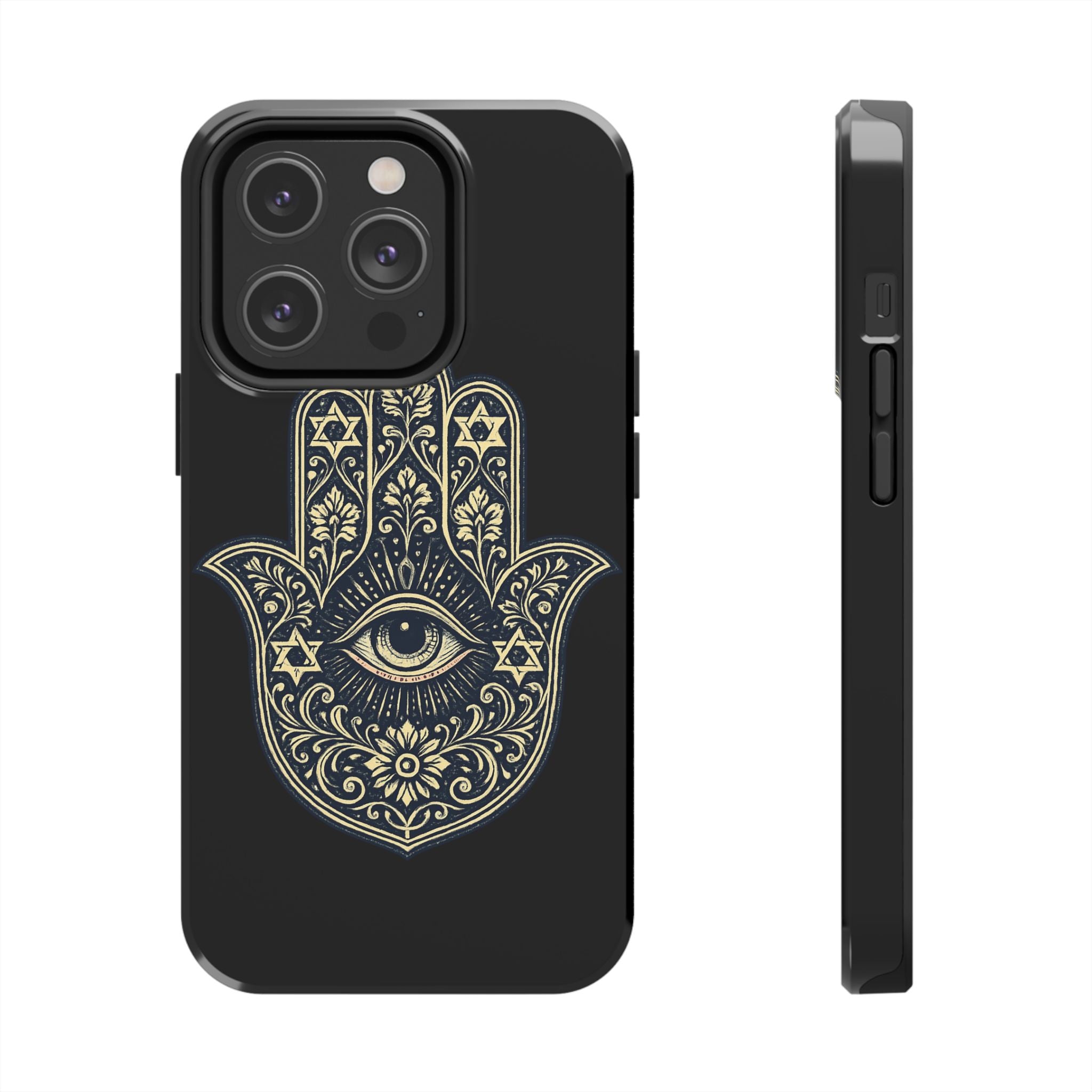 Hamsa Eye Tough Phone Case — Protective Spiritual Phone Cover