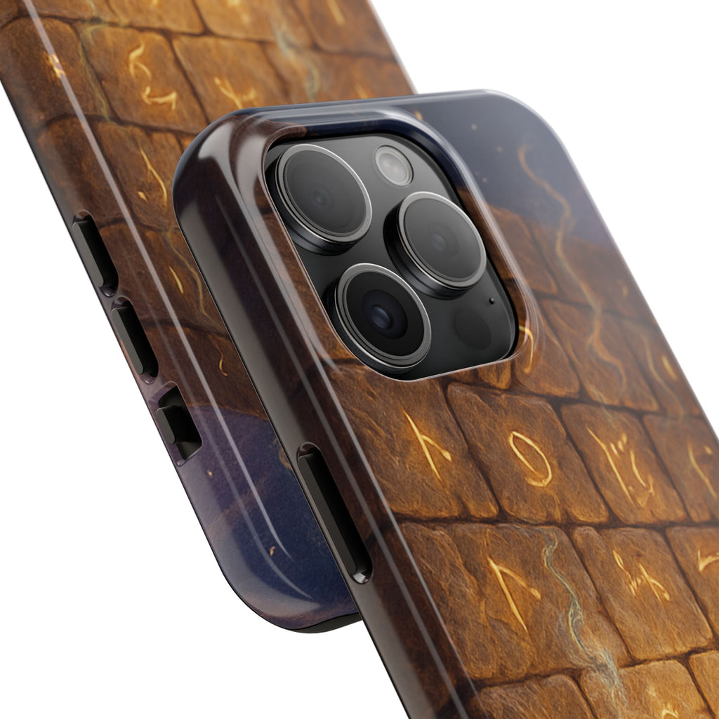 Jewish western Wall Illustration Phone Case — Prayer Silhouettes, Jerusalem Religious Art