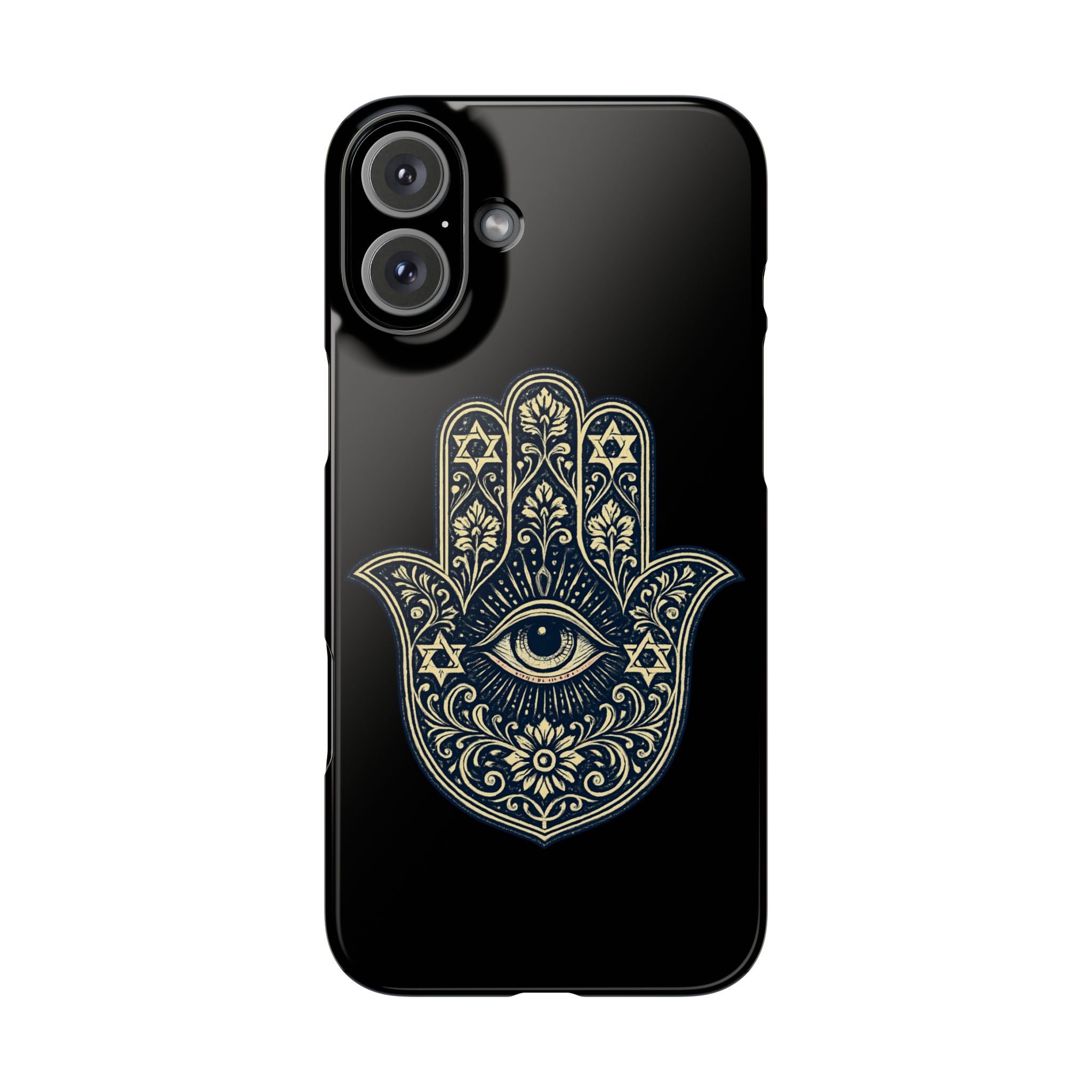 Hamsa Eye Slim Phone Case — Protective Spiritual Hand Design