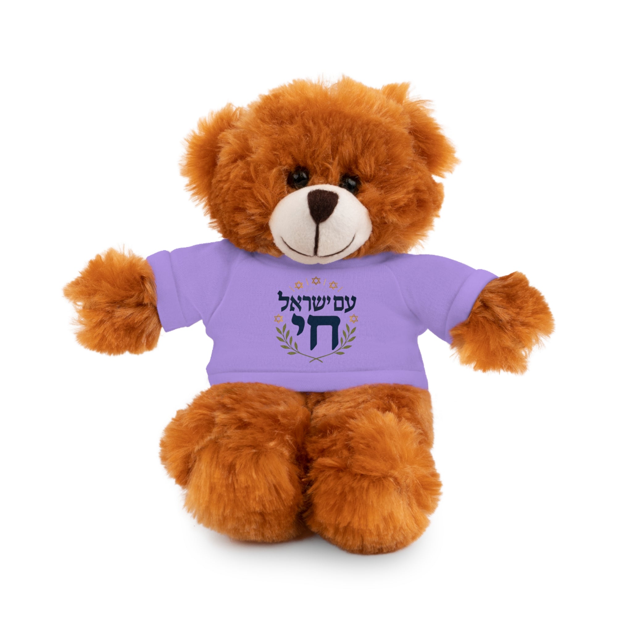 Israel Chai Teddy Bear — Plush Stuffed Animal with Tee