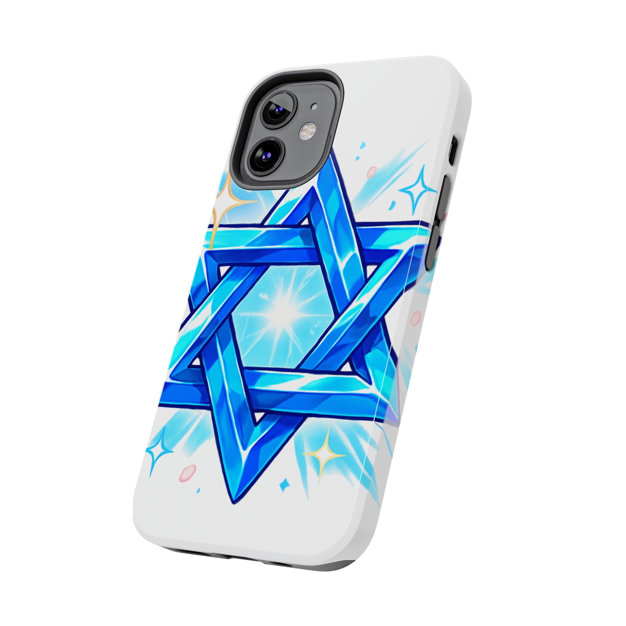 Star of David Blue Phone Case — Jewish Protection Design | Jewish Gift