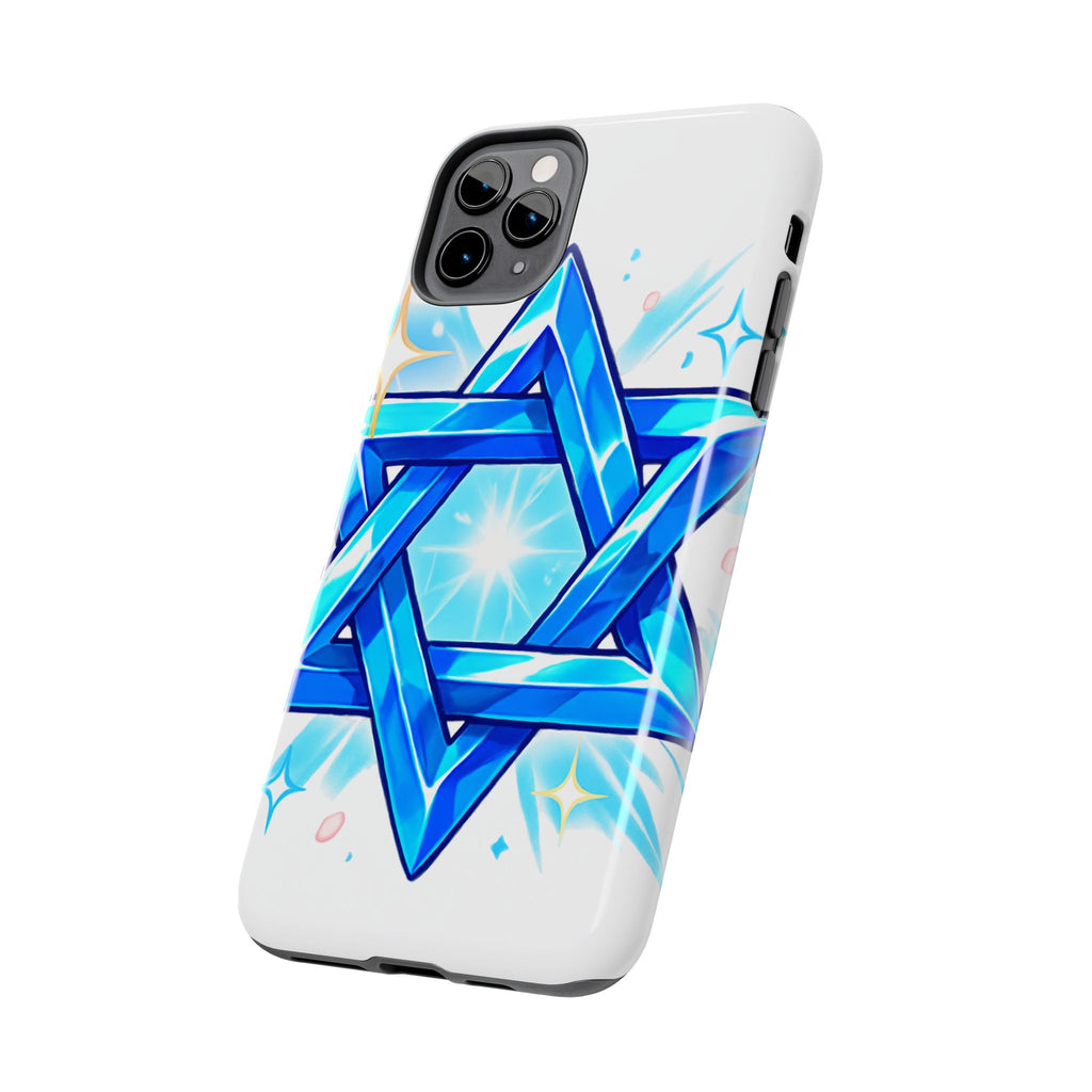 Star of David Blue Phone Case — Jewish Protection Design | Jewish Gift