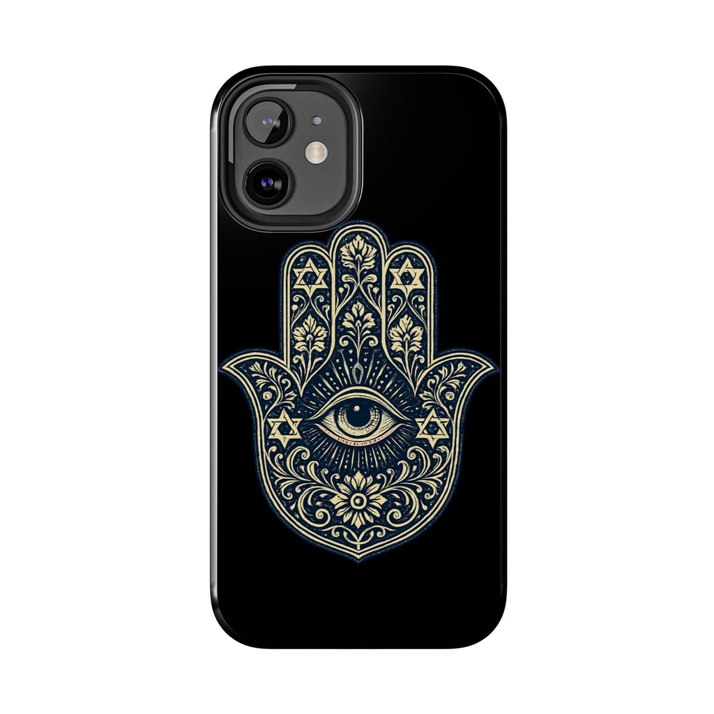 Hamsa Eye Tough Phone Case — Protective Spiritual Phone Cover