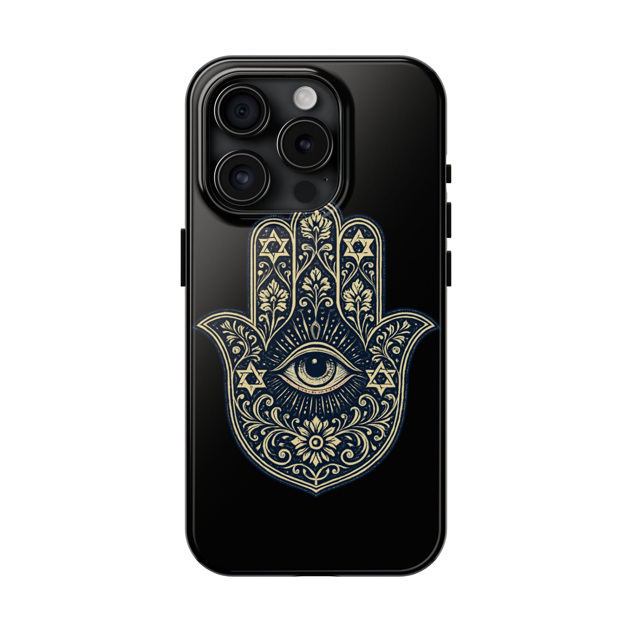 Hamsa Eye Tough Phone Case — Protective Spiritual Phone Cover