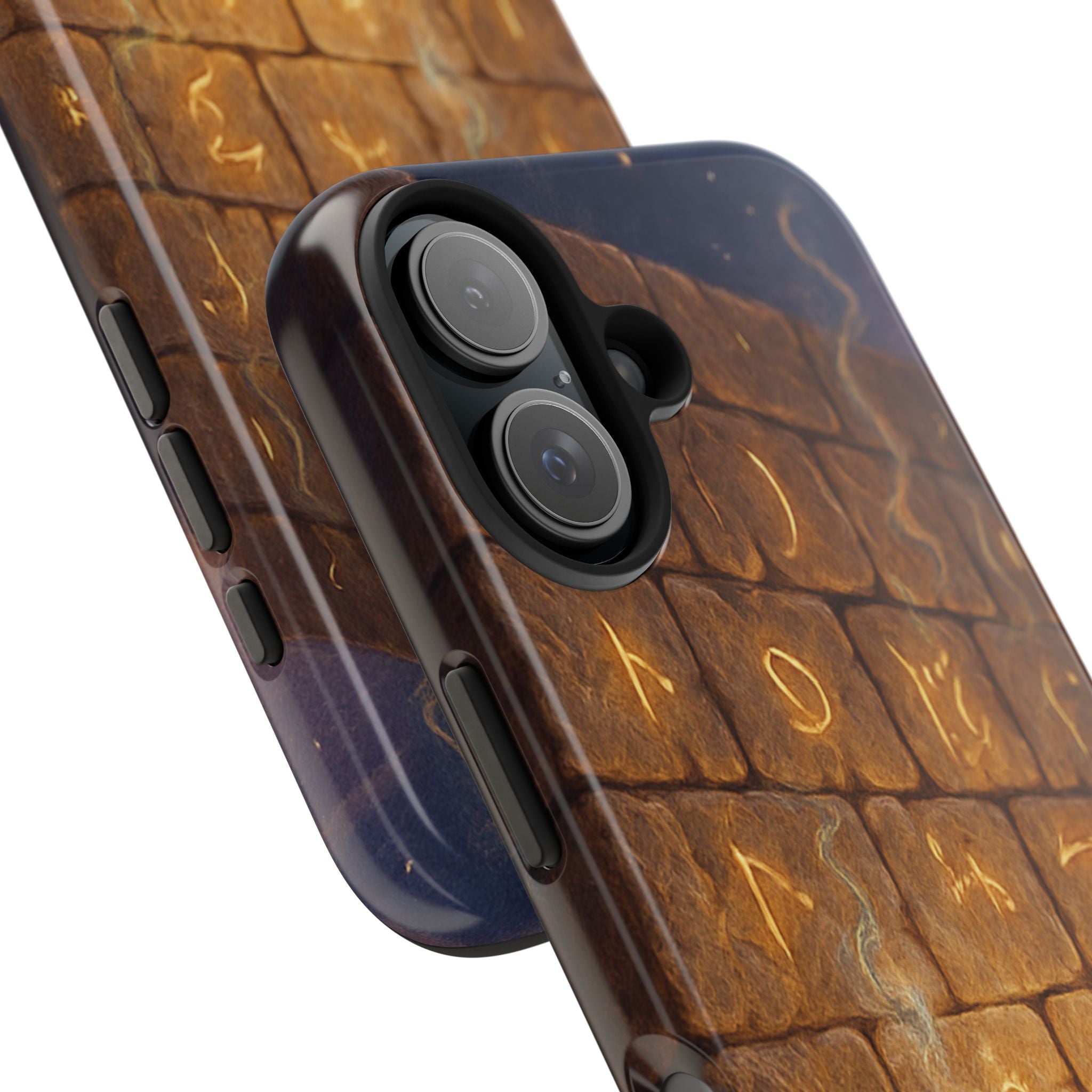 Jewish western Wall Illustration Phone Case — Prayer Silhouettes, Jerusalem Religious Art