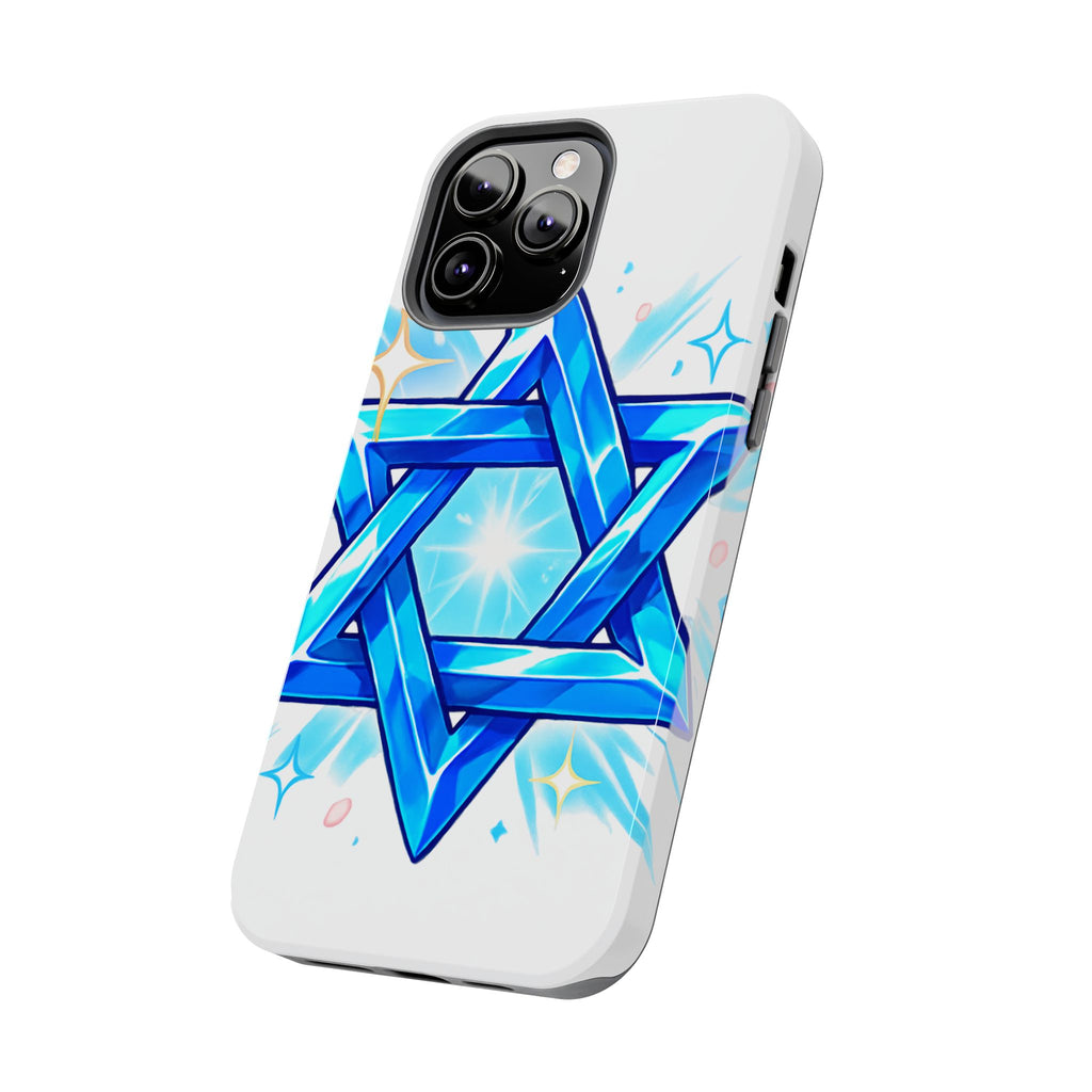 Star of David Blue Phone Case — Jewish Protection Design | Jewish Gift