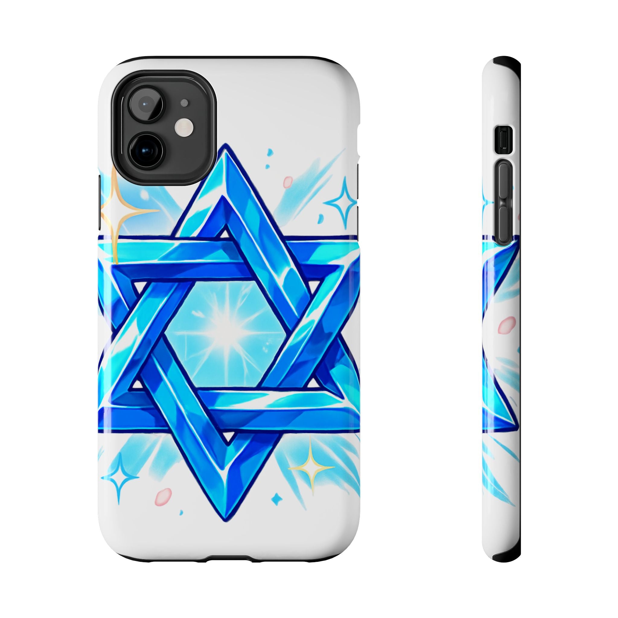 Star of David Blue Phone Case — Jewish Protection Design | Jewish Gift