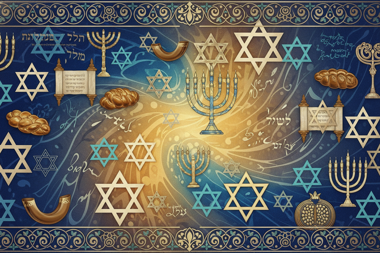 Jewish themed background